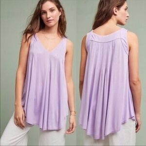 Anthropologie Meadow Rue Lavender Tank Top